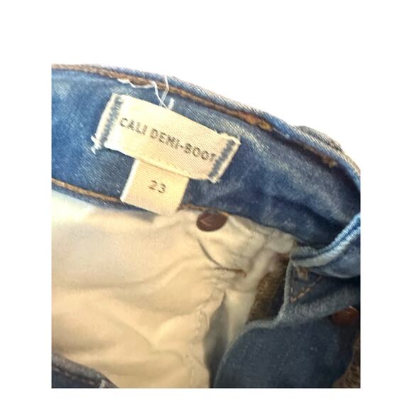 Madewell jeans size 23 bundle two pairs (sz 0) wide leg & distressed crop - Picture 5 of 6